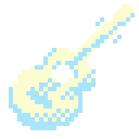 Cloud shaped like guitar