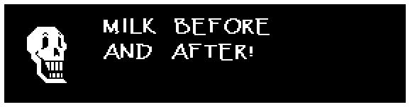 Papyrus: MILK BEFORE AND AFTER!